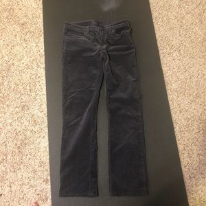 corduroy black patagonia jeans :)
